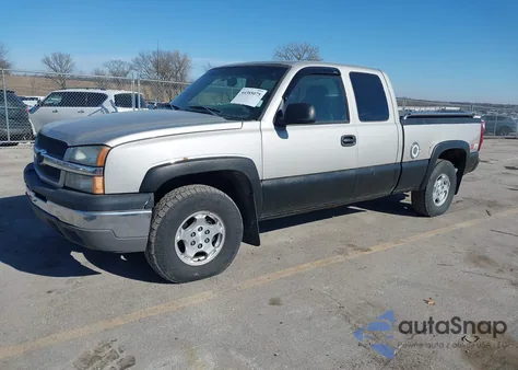 2004 Chevrolet Silverado 1500 Z71 z USA, uszkodzony, nr VIN 1GCEK19T54E238616